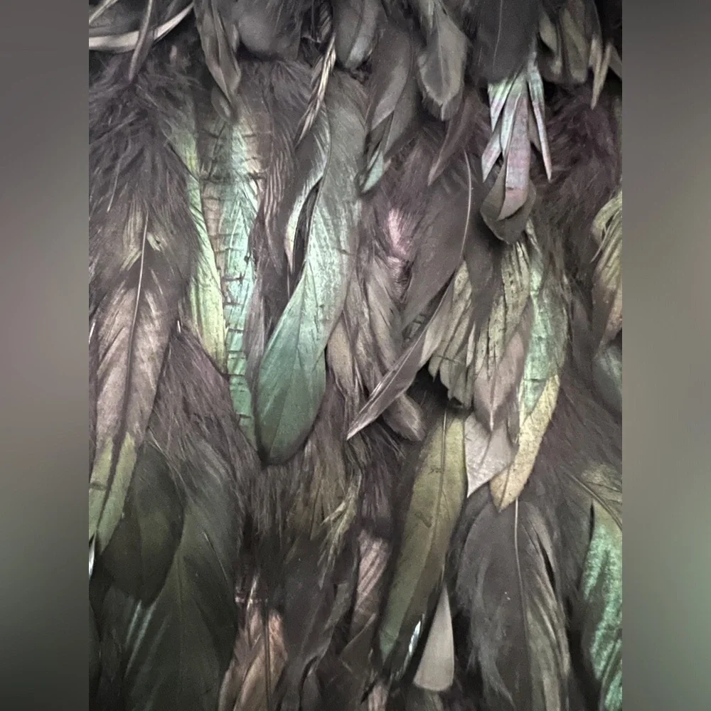 Feather mini skirt NEW - Picture 10 of 11